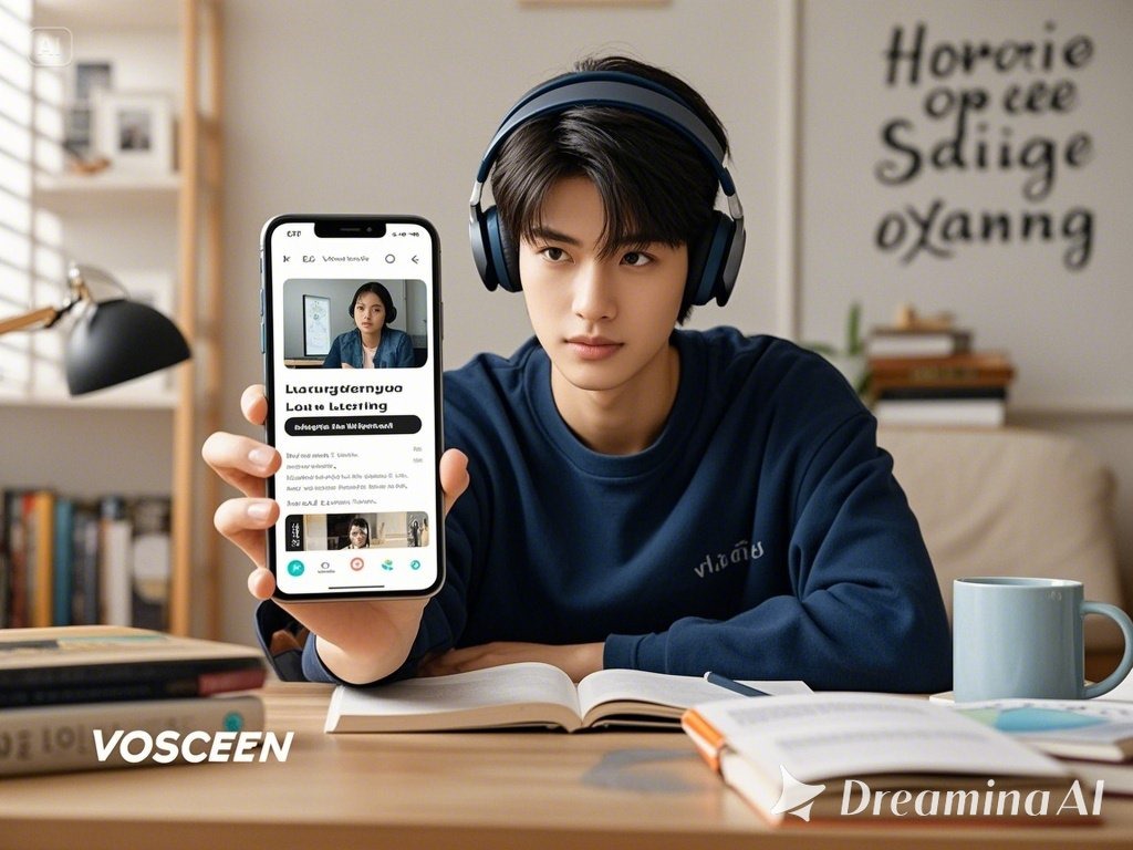 تعلم الإنجليزية كما يتحدثها الأجانب مع Voscreen يوميا