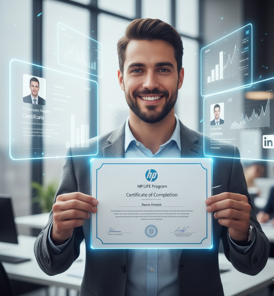 برنامج (HP LIFE) يقدم 32 كورس مجاني بشهادات معتمدة من عملاق التكنولوجيا HP